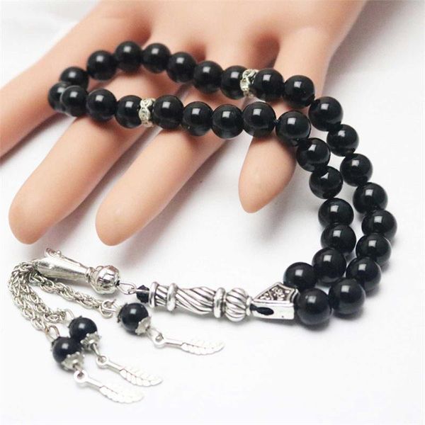 beaded, strands 100% natural facing stone muslim islamic worship hand rosary gift, Black
beaded, strands 100% natural facing stone muslim islamic worship hand rosary gift, Black