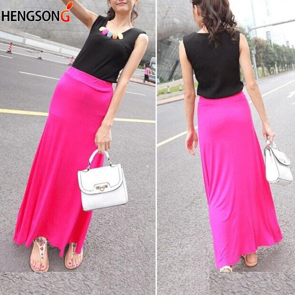 skirts big size women high waist ankle length skirt solid color long boho maxi casual pleated faldas saia one, Black
skirts big size women high waist ankle length skirt solid color long boho maxi casual pleated faldas saia one, Black