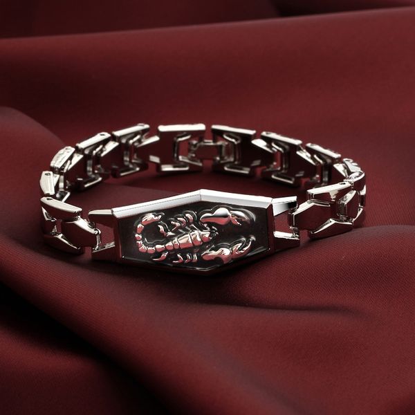 silver plated metal bracelets men scorpion charms men bracelets punk man bracelets & bangles wristband pulsera hombrejewelry, Golden;silver
silver plated metal bracelets men scorpion charms men bracelets punk man bracelets & bangles wristband pulsera hombrejewelry, Golden;silver