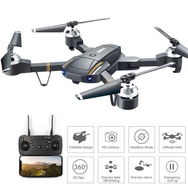 2.4g folding drones with hd camera 720p wide-angle drone wifi fpv 360° flip automatic hover helicopter quadcopter
2.4g folding drones with hd camera 720p wide-angle drone wifi fpv 360° flip automatic hover helicopter quadcopter
