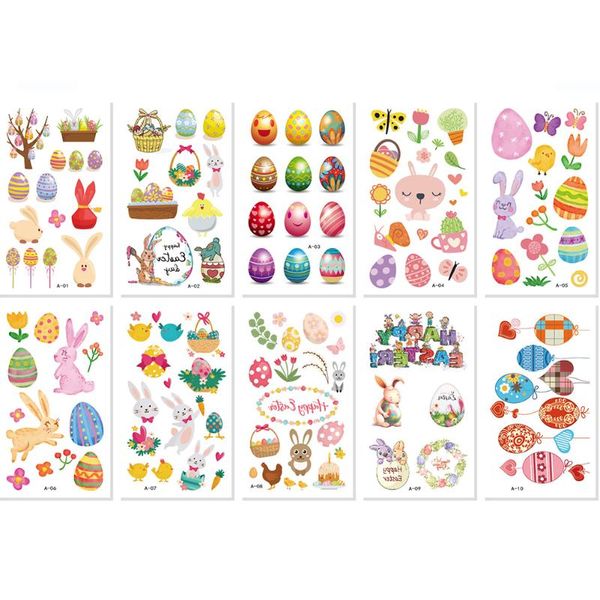 temporary tattoos 10pcs/set body art tatouage party supplies decoration waterproof tattoo sticker cartoon for easter
temporary tattoos 10pcs/set body art tatouage party supplies decoration waterproof tattoo sticker cartoon for easter