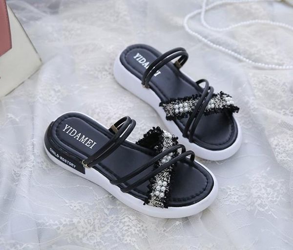 sandals fashion flat women summer round-toe elegant pearls heels cozy dual purpose shoes ladies outdoorholiday slippers, Black
sandals fashion flat women summer round-toe elegant pearls heels cozy dual purpose shoes ladies outdoorholiday slippers, Black
