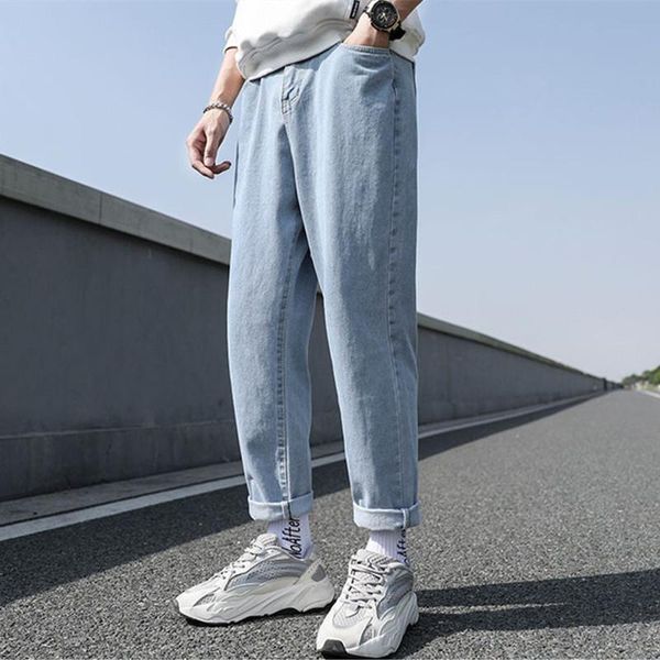 men's jeans 2021 loose men male trousers students daily casual straight denim pants simple design cozy all-match jean, Blue
men's jeans 2021 loose men male trousers students daily casual straight denim pants simple design cozy all-match jean, Blue
