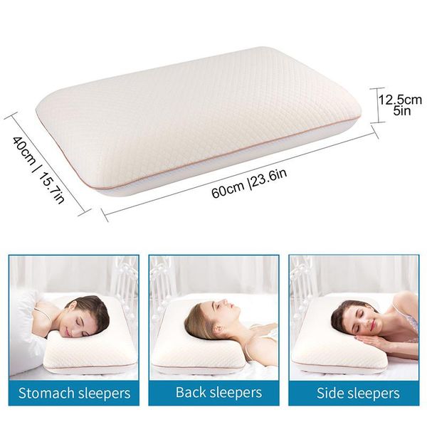 pillow power of nature cervical slow rebound memory foam ice silk cool feeling bread shape pillows rose gold rim 70x40x13cm
pillow power of nature cervical slow rebound memory foam ice silk cool feeling bread shape pillows rose gold rim 70x40x13cm