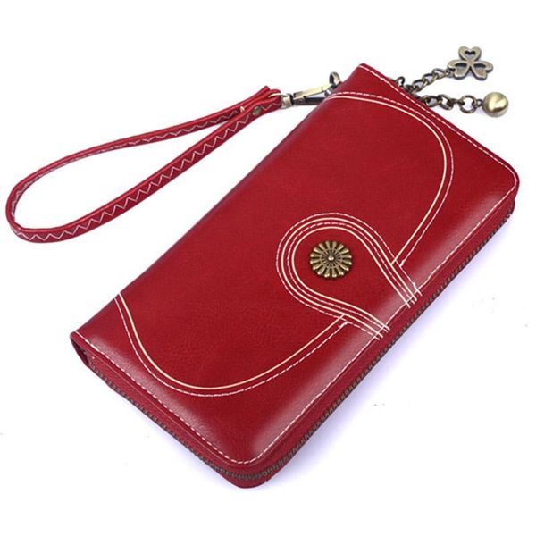wallets women fashion female purse haspzipper leather long wallet card holder coin cell phone clutch, Red;black
wallets women fashion female purse haspzipper leather long wallet card holder coin cell phone clutch, Red;black