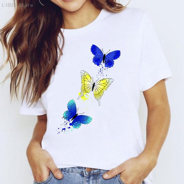 women's t-shirt t-shirts for women butterfly watercolor fashion printing clothing print lady graphic t shirt ladies female tee, White
women's t-shirt t-shirts for women butterfly watercolor fashion printing clothing print lady graphic t shirt ladies female tee, White
