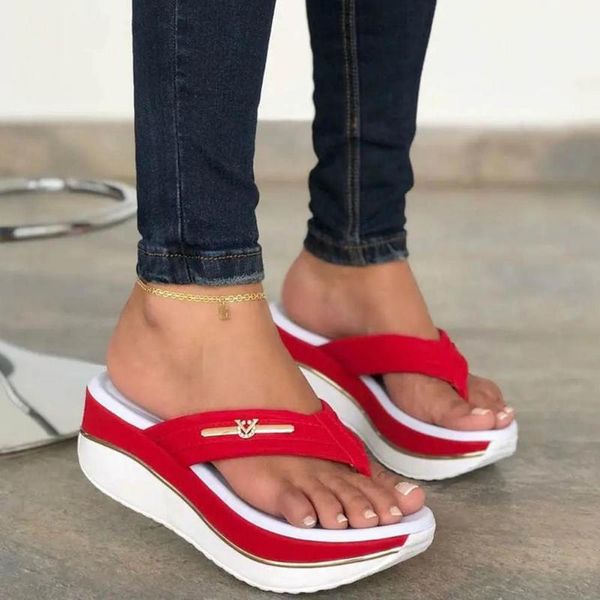 slippers sandals shoes women 2021 flip flops wedge high heel platform thick sole daily casual beach, Black
slippers sandals shoes women 2021 flip flops wedge high heel platform thick sole daily casual beach, Black