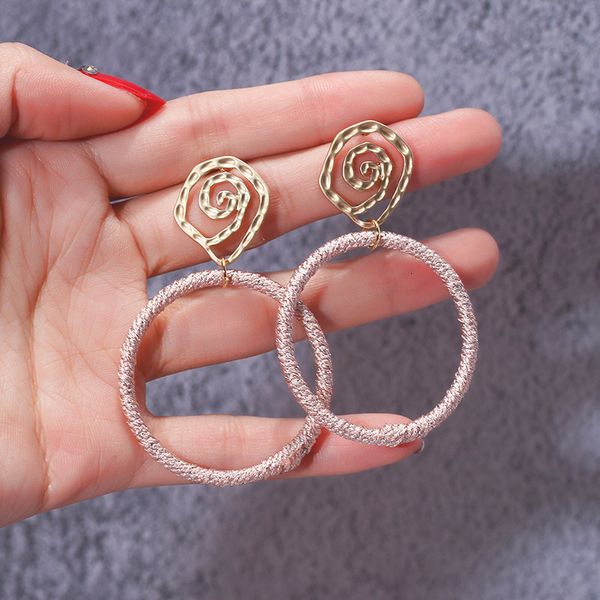 circle 925 silver needle fashion matte earrings new temperament geometric earrings female
circle 925 silver needle fashion matte earrings new temperament geometric earrings female