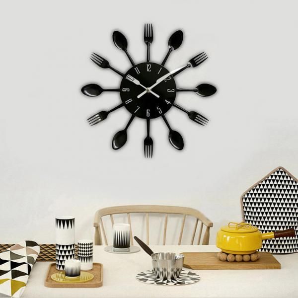 wall clocks modern 3d metal clock silent sweep spoons forks hanging non-ticking and for home kitchen cafe decor
wall clocks modern 3d metal clock silent sweep spoons forks hanging non-ticking and for home kitchen cafe decor