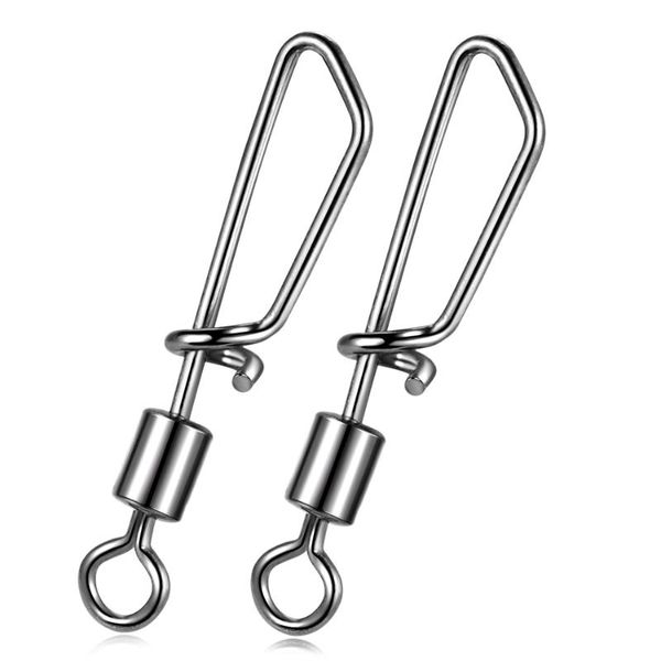 50pcs swivels interlock snap fishing lure tackles gear accessories connector copper pin bearing rolling solid fish tool hooks
50pcs swivels interlock snap fishing lure tackles gear accessories connector copper pin bearing rolling solid fish tool hooks