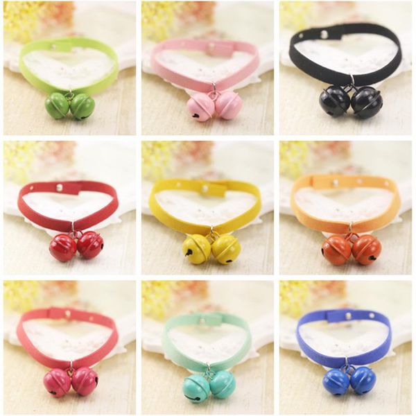 party masks adjustable dog collars pet buckskin pu leather with bells charm necklace collar for little dogs cat supplies
party masks adjustable dog collars pet buckskin pu leather with bells charm necklace collar for little dogs cat supplies