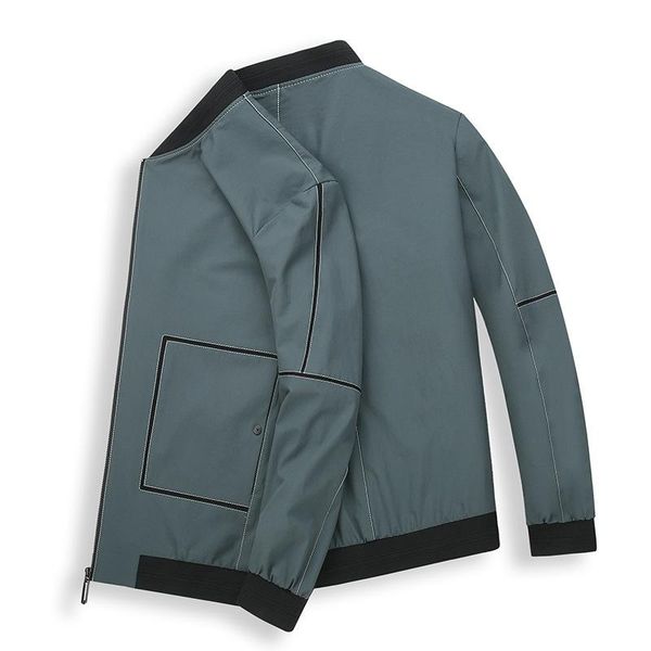 young and middle-aged men's fashion jacket fat plus oversize baseball stand collar short jackets, Black;brown
young and middle-aged men's fashion jacket fat plus oversize baseball stand collar short jackets, Black;brown