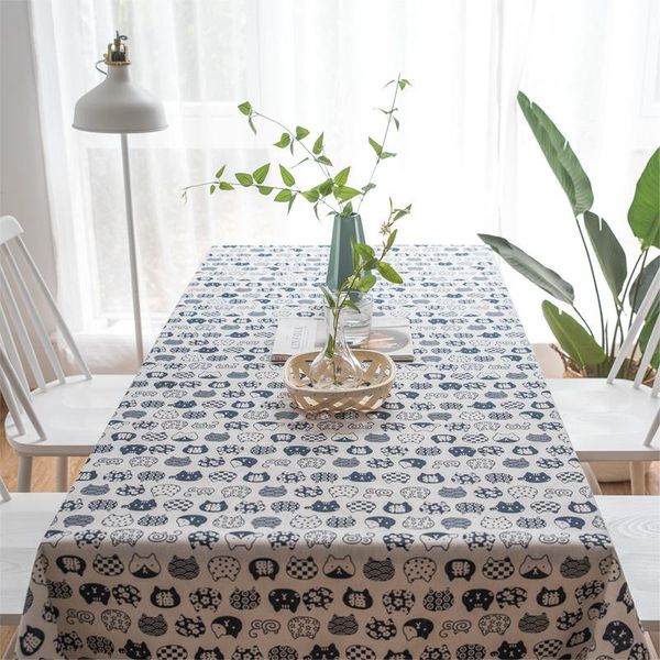 table cloth cotton linen cat cartoon tablecloth for cover living room dining desk coffee party birthday decoration
table cloth cotton linen cat cartoon tablecloth for cover living room dining desk coffee party birthday decoration