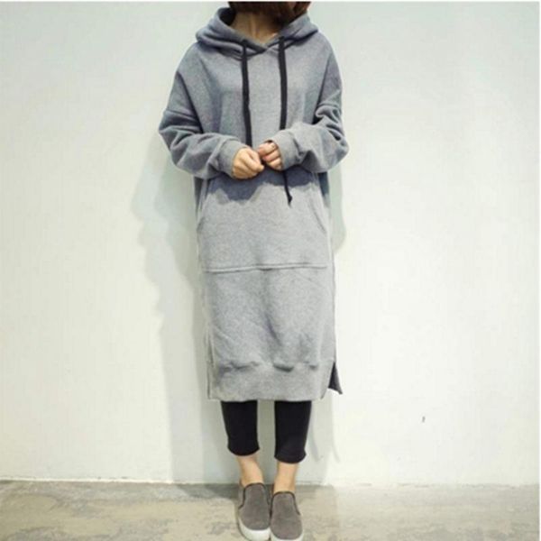 women's hoodies & sweatshirts autumn women vintage maxi dress casual solid long sleeve pockets hooded dresses vestidos robe femme 5xl, Black
women's hoodies & sweatshirts autumn women vintage maxi dress casual solid long sleeve pockets hooded dresses vestidos robe femme 5xl, Black