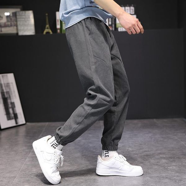 men's pants 2021 spring and autumn casual youth loose belt capris solid color tether korean mid waist fashion trend, Black
men's pants 2021 spring and autumn casual youth loose belt capris solid color tether korean mid waist fashion trend, Black