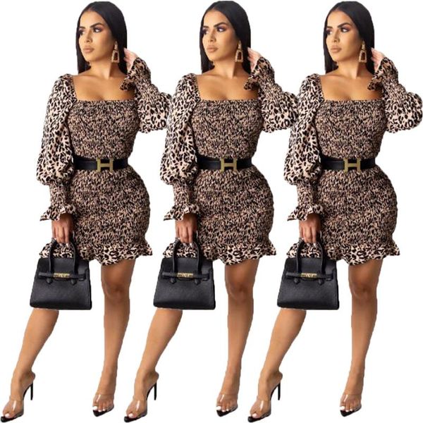 casual dresses bkld leopard print ruched dress 2021 women autumn square collar flare long sleeve backless ruffles party night, Black;gray
casual dresses bkld leopard print ruched dress 2021 women autumn square collar flare long sleeve backless ruffles party night, Black;gray
