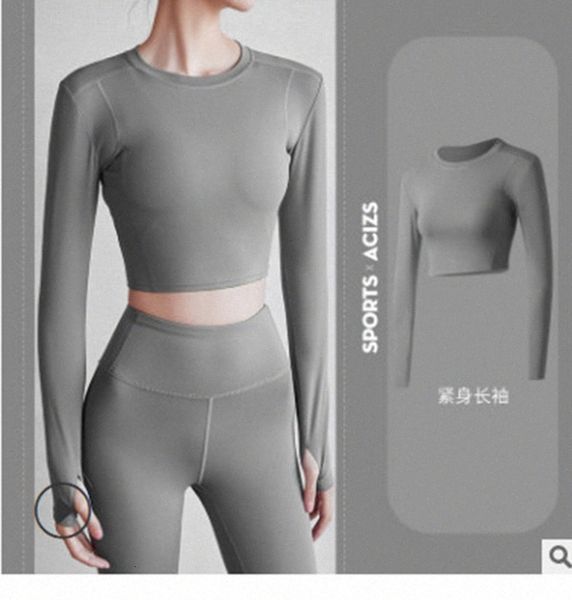 long sleeve women seamless yoga shirts leggings crop tight fitness thumb hole sportswear fitted gym running outfits 12 z2xn#, White
long sleeve women seamless yoga shirts leggings crop tight fitness thumb hole sportswear fitted gym running outfits 12 z2xn#, White