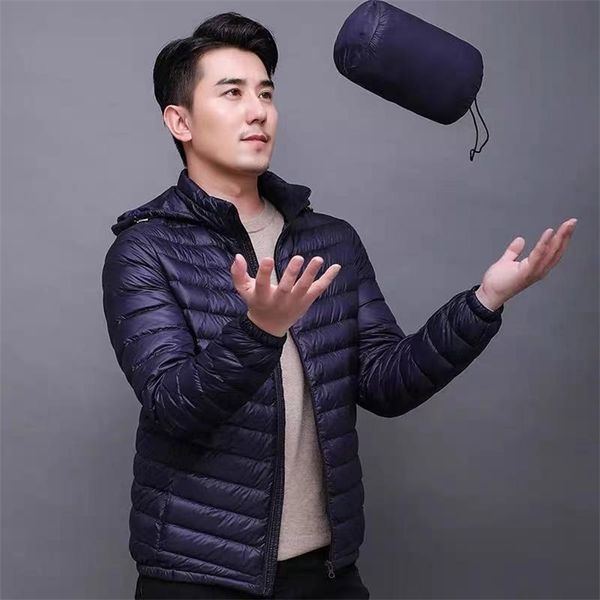 winter fashion brand ultra light duck down jacket mens korean streetwear feather coats stand collar warm men clothes 210910, Black
winter fashion brand ultra light duck down jacket mens korean streetwear feather coats stand collar warm men clothes 210910, Black