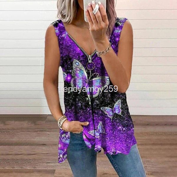women's tanks & camis summer trend women's v-neck zipper butterfly sleeveless vest t-shirt, White
women's tanks & camis summer trend women's v-neck zipper butterfly sleeveless vest t-shirt, White