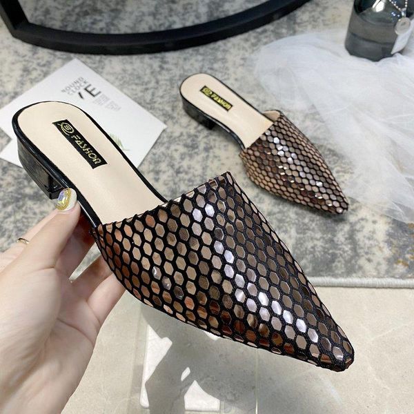 bling mules women slides outdoor sandals and shoes for ladies zapatillas mujer casa pointed toe beach sapato feminino 39, Black
bling mules women slides outdoor sandals and shoes for ladies zapatillas mujer casa pointed toe beach sapato feminino 39, Black