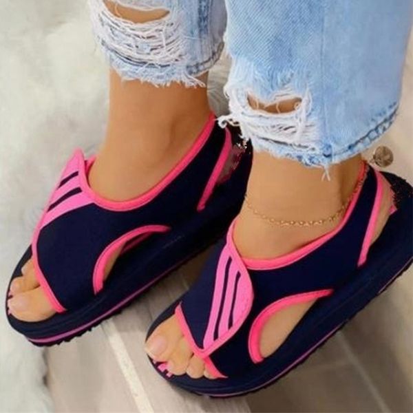 sandals mix color stretch fabric women comfort flat platform casual shoes woman summer non-slip beach sandalias mujer sn2q, Black
sandals mix color stretch fabric women comfort flat platform casual shoes woman summer non-slip beach sandalias mujer sn2q, Black
