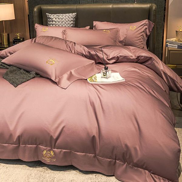 bedding sets luxury high-grade long-staple cotton four-piece suit 100% pure bed linen quilt cover three-piece el 4
bedding sets luxury high-grade long-staple cotton four-piece suit 100% pure bed linen quilt cover three-piece el 4