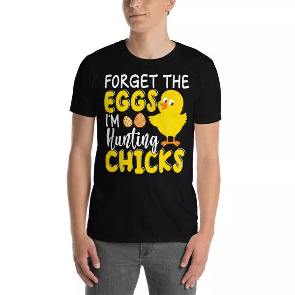 forget the eggs i'm hunting chicks cute easter day egg hunt chick lover t-shirt, White;black
forget the eggs i'm hunting chicks cute easter day egg hunt chick lover t-shirt, White;black