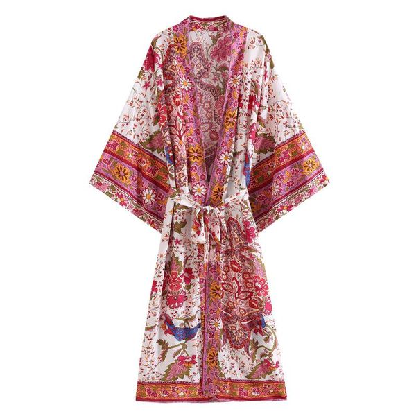 casual dresses boho robes rayon cotton peacock print long vestidos wrap dress batwing sleeve belt women bohemian beach cover kimonos, Black;gray
casual dresses boho robes rayon cotton peacock print long vestidos wrap dress batwing sleeve belt women bohemian beach cover kimonos, Black;gray