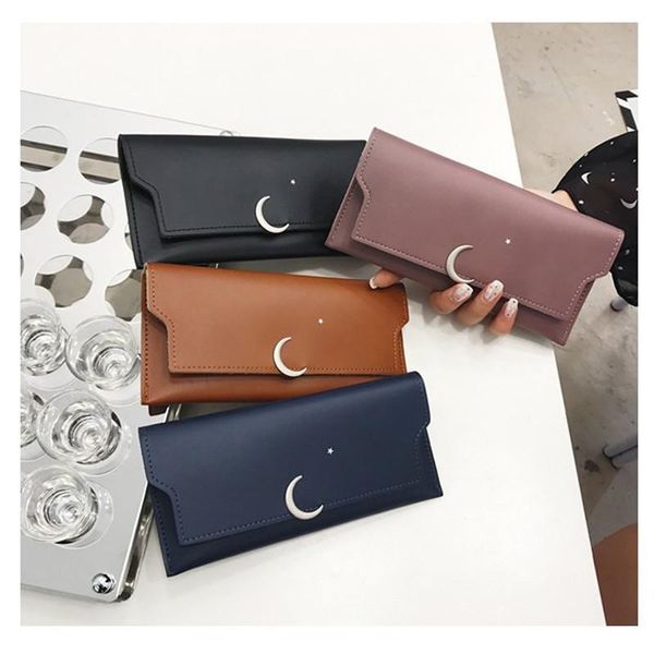 wallets 2021 thin female long wallet star month fashion rivet zipper soft purse card package, Red;black
wallets 2021 thin female long wallet star month fashion rivet zipper soft purse card package, Red;black
