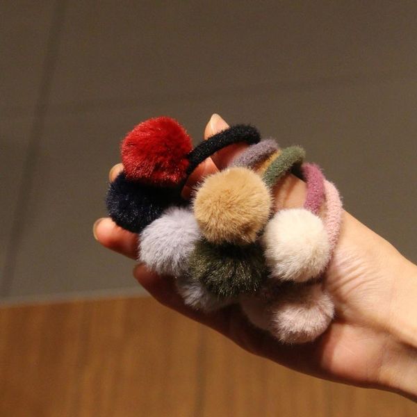 hair accessories cute 2 balls elastics holders bands gum fashion kids candy rubber headwear girl's, Slivery;white 
hair accessories cute 2 balls elastics holders bands gum fashion kids candy rubber headwear girl's, Slivery;white