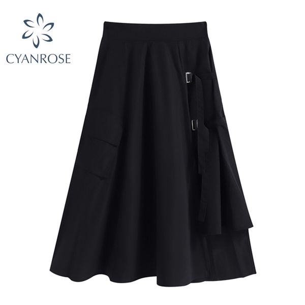 streetwear loose black skirts women high waist elastic patchwork cloth fashion ladies harajuku relax gothic clothes 210430
streetwear loose black skirts women high waist elastic patchwork cloth fashion ladies harajuku relax gothic clothes 210430