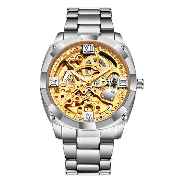 wristwatches regarder watch men skeleton automatic mechanical gold vintage man mens wlisth top, Slivery;brown
wristwatches regarder watch men skeleton automatic mechanical gold vintage man mens wlisth top, Slivery;brown