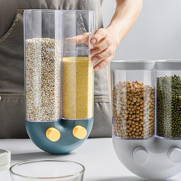 storage bottles & jars wall mount press type food container plastic kitchen refrigerator multigrain tank transparent sealed
storage bottles & jars wall mount press type food container plastic kitchen refrigerator multigrain tank transparent sealed