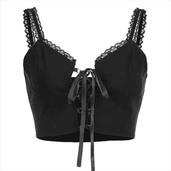black lace up goth aesthetic female lace trim cute kawaii clothes dark academia v neck gothic 90s cami, White
black lace up goth aesthetic female lace trim cute kawaii clothes dark academia v neck gothic 90s cami, White