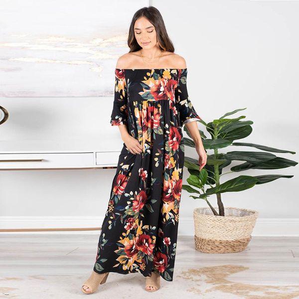 casual dresses floral off shoulder wrap dress slash neck butterfly sleeve vestidos boho hippie chic long elegant women's, Black;gray
casual dresses floral off shoulder wrap dress slash neck butterfly sleeve vestidos boho hippie chic long elegant women's, Black;gray