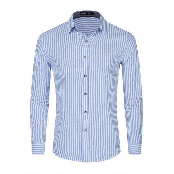 autumn winter casual men's classic striped shirt long sleeve lapel collared mens clothing shirts, White;black
autumn winter casual men's classic striped shirt long sleeve lapel collared mens clothing shirts, White;black
