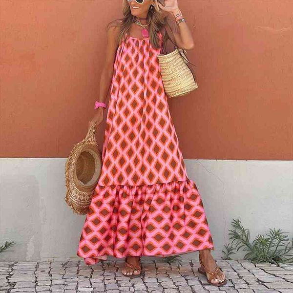 off shoulder sleeveless sling long dress women o neck backless summer maxi dress vintage rhombus lattice boho party, Black;gray
off shoulder sleeveless sling long dress women o neck backless summer maxi dress vintage rhombus lattice boho party, Black;gray