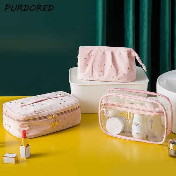cosmetic bags & cases purdored 1 pc women gold stars large makeup bag velvet cosmetics brush lipstick organizer travel toiletry pouch
cosmetic bags & cases purdored 1 pc women gold stars large makeup bag velvet cosmetics brush lipstick organizer travel toiletry pouch