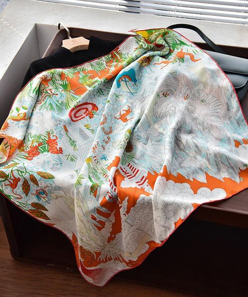 cosmographia universalis silk twill scarf 90*90cm pure *mulberry hand rolled edges large designer mulberry-silk scarves, Blue;gray
cosmographia universalis silk twill scarf 90*90cm pure *mulberry hand rolled edges large designer mulberry-silk scarves, Blue;gray