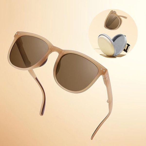 sunglasses 2022 trendy foldable air cushion polarized women men portable fold sun glasses with gift case round driving eyewears, White;black
sunglasses 2022 trendy foldable air cushion polarized women men portable fold sun glasses with gift case round driving eyewears, White;black