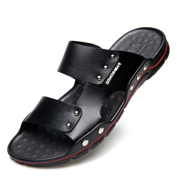 slippers 2021 summer men's shoes fashion personality leather mens casual non-slip rubber soles beach for men, Black
slippers 2021 summer men's shoes fashion personality leather mens casual non-slip rubber soles beach for men, Black