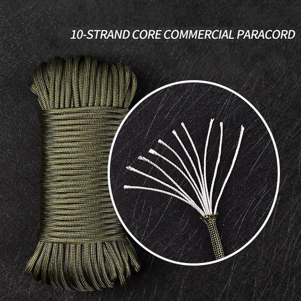 outdoor gadgets 650 military 10-strand core commercial paracord traction rescue bundle rope clothes tent mountaineering
outdoor gadgets 650 military 10-strand core commercial paracord traction rescue bundle rope clothes tent mountaineering