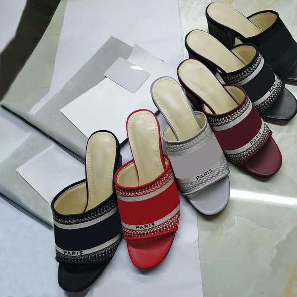 2021 paris womens casual slippers slides ladies high heels leather striped scuffs sandal block heel sandals fisherman slipper stylist shoes, Black
2021 paris womens casual slippers slides ladies high heels leather striped scuffs sandal block heel sandals fisherman slipper stylist shoes, Black