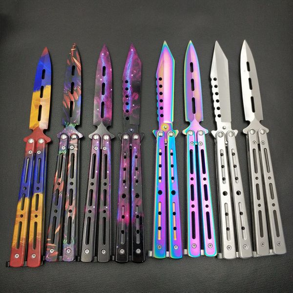 dropship 440c stee training foding knife butterfy in knife titanium practice too no edge du training knife kit accessories
dropship 440c stee training foding knife butterfy in knife titanium practice too no edge du training knife kit accessories