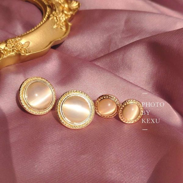 french elegant versatile custom made thick white cat's eye stone phnom penh round 925 silver needle earrings ear clip female, Black
french elegant versatile custom made thick white cat's eye stone phnom penh round 925 silver needle earrings ear clip female, Black
