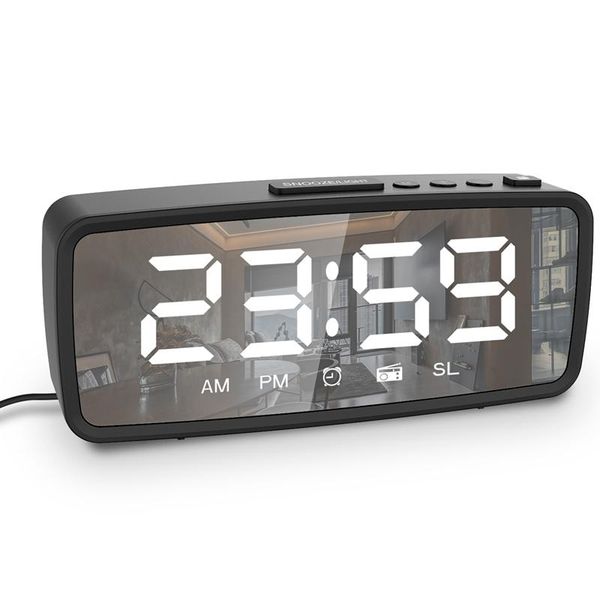 other clocks & accessories digital alarm clock radio for bedroom, bedside large display with dual alarm, dimmable led
other clocks & accessories digital alarm clock radio for bedroom, bedside large display with dual alarm, dimmable led