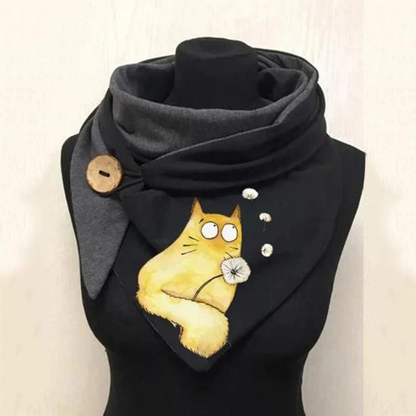 cycling caps & masks women's cute cat print scarves fashion casual soft wrap warm outdoor hiking skiing shawls #g2, Black
cycling caps & masks women's cute cat print scarves fashion casual soft wrap warm outdoor hiking skiing shawls #g2, Black