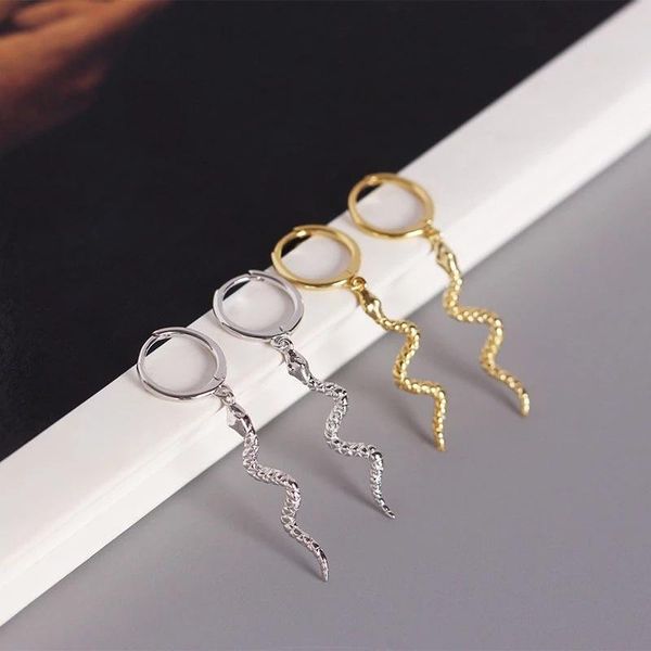 hoop & huggie fashion long snake earrings for men and women couples have a thin temperament 2021 curved snake-shaped demon, Golden;silver
hoop & huggie fashion long snake earrings for men and women couples have a thin temperament 2021 curved snake-shaped demon, Golden;silver
