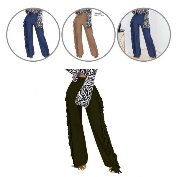 women's pants & capris party tassel wide-leg solid color breathable lady trousers for daily wear, Black;white
women's pants & capris party tassel wide-leg solid color breathable lady trousers for daily wear, Black;white