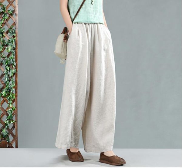 women's pants & capris spring women retro loose large size trousers elastic waist pocket blended ladies casual 2021 mori girl, Black;white
women's pants & capris spring women retro loose large size trousers elastic waist pocket blended ladies casual 2021 mori girl, Black;white